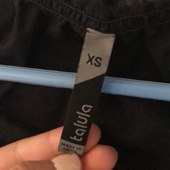 Talula racer back black tank - Picture 2 of 3